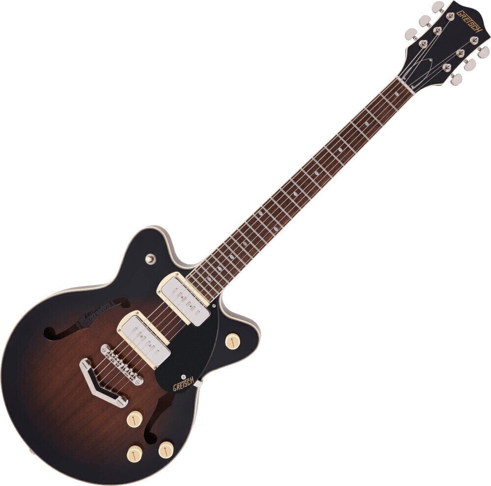 Semiakustická gitara Gretsch G2655-P90 Streamliner Center Block Jr P90 IL Brownstone
