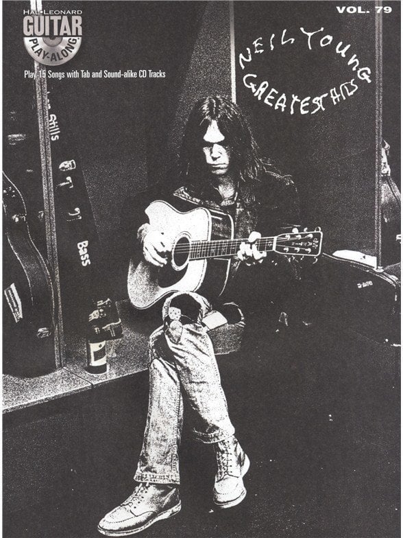 Noder til guitarer og basguitarer Neil Young Guitar Play-Along Volume 79 Musik bog