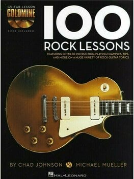 Ноти за китара и бас китара Hal Leonard Chad Johnson/Michael Mueller: 100 Rock Lessons Нотна музика - 1