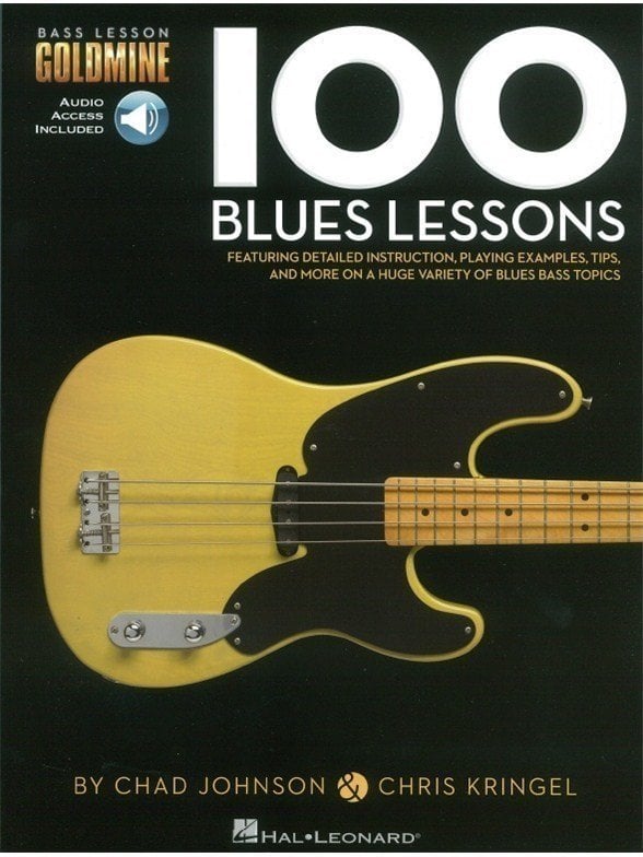 Nuty na gitary basowe Hal Leonard Bass Lesson Goldmine: 100 Blues Lessons Nuty