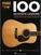 Notblad för gitarrer och basgitarrer Hal Leonard Chad Johnson/Michael Mueller: 100 Acoustic Lessons Musikbok