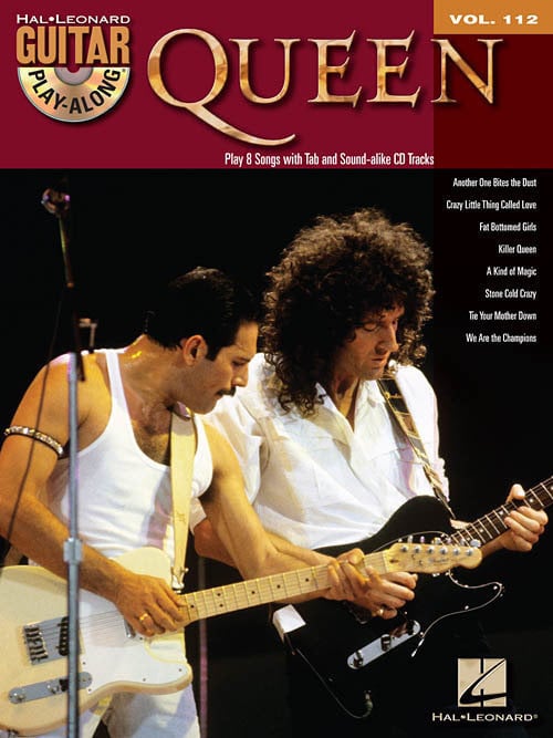 Nuotit kitaroille ja bassokitaroille Queen Guitar Play-Along Volume 112 Nuottikirja
