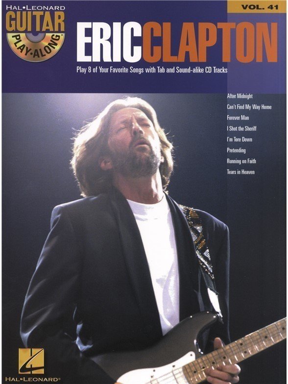 Eric Clapton Guitar Play-Along Volume 41 Kotta