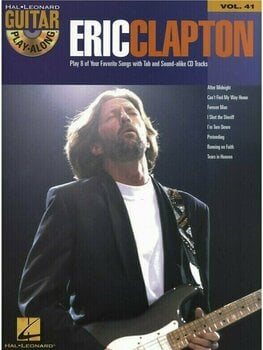 Noder til guitarer og basguitarer Eric Clapton Guitar Play-Along Volume 41 Musik bog - 1