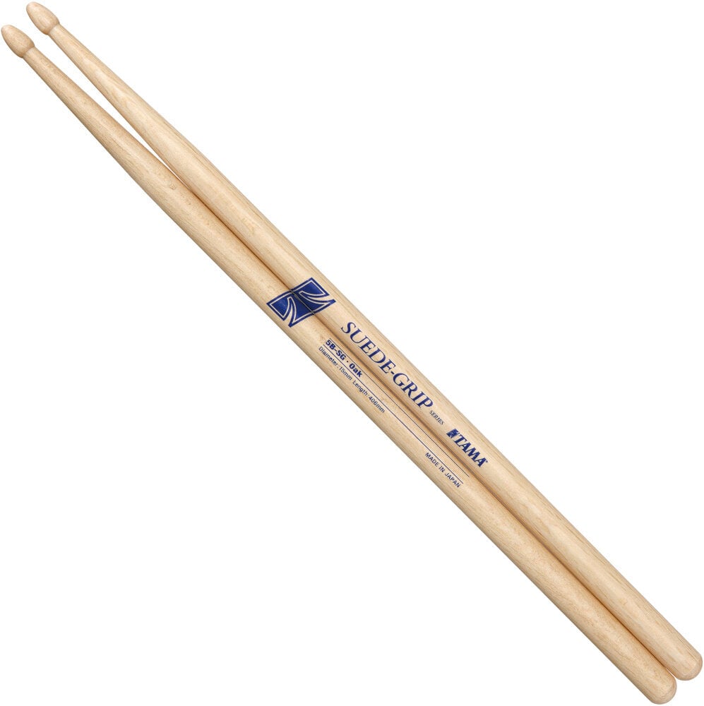 Drumsticks Tama O5B-SG Suede-Grip 5B Oak Drumsticks