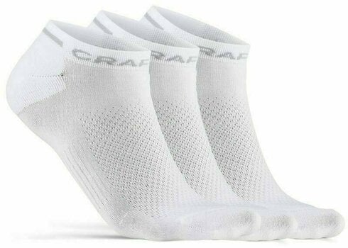 Cykelstrømper Craft Core Dry Shaftless Sock 3-Pack White 34-36 Cykelstrømper - 1