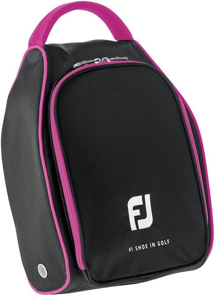 Golfschoenen accessoires Footjoy Nylon Shoe Bag Black/Pink