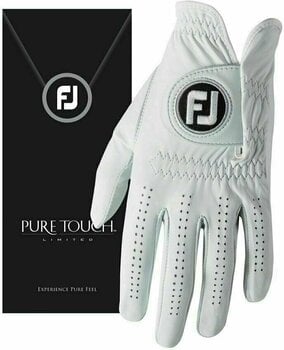 Gloves Footjoy PureTouch Mens Golf Glove White LH ML - 1