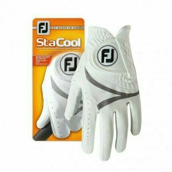 Gloves Footjoy StaCool Womens Golf Glove White Left Hand for Right Handed Golfers ML - 1