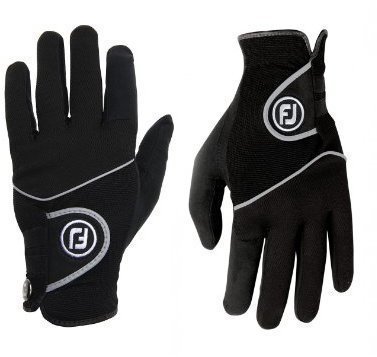 Gloves Footjoy RainGrip Mens Golf Gloves 2017 (Pair) Black XL