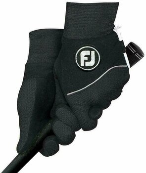 Gloves Footjoy WinterSof Mens Golf Gloves (Pair) Black ML - 1
