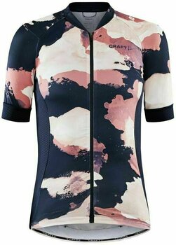 Kolesarski dres, majica Craft ADV Endur Grap Woman Jersey Dark Blue/Pink S - 1