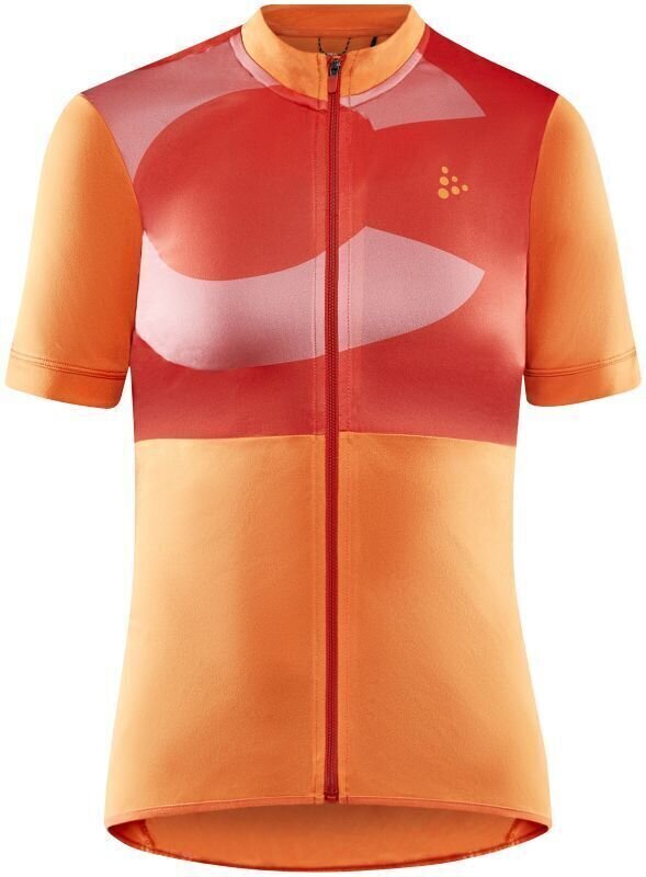 Fietsshirt Craft Core Endur Log Woman Jersey Orange XS
