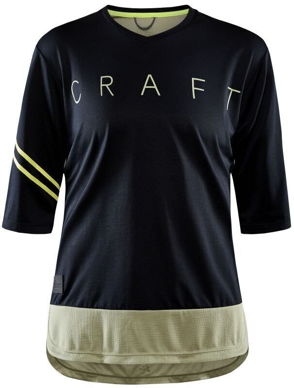 Fietsshirt Craft Core Offroad X Woman Jersey Zwart-Green M