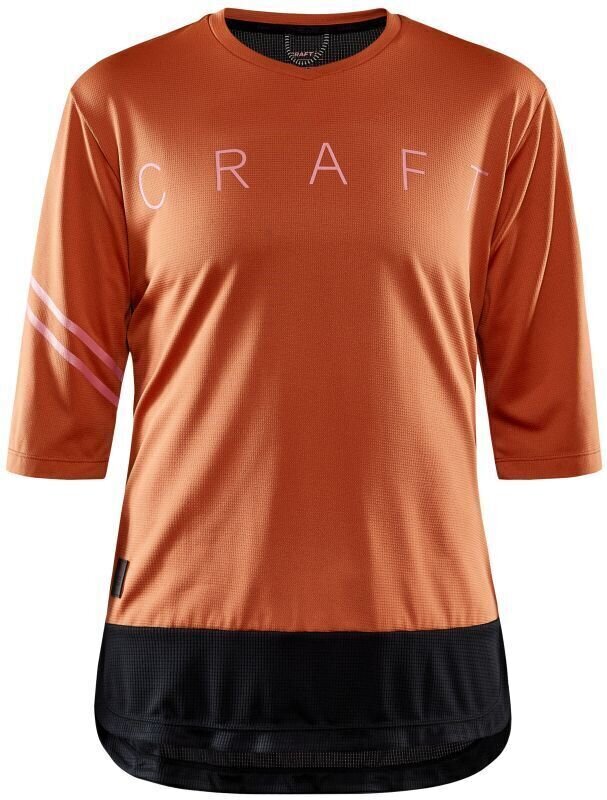 Kolesarski dres, majica Craft Core Offroad X Woman Jersey Orange/Black L