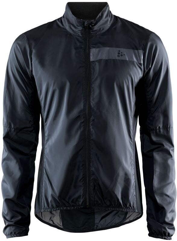 Kerékpár kabát, mellény Craft ADV Essence Light Wind Jacket Man Black M Kabát