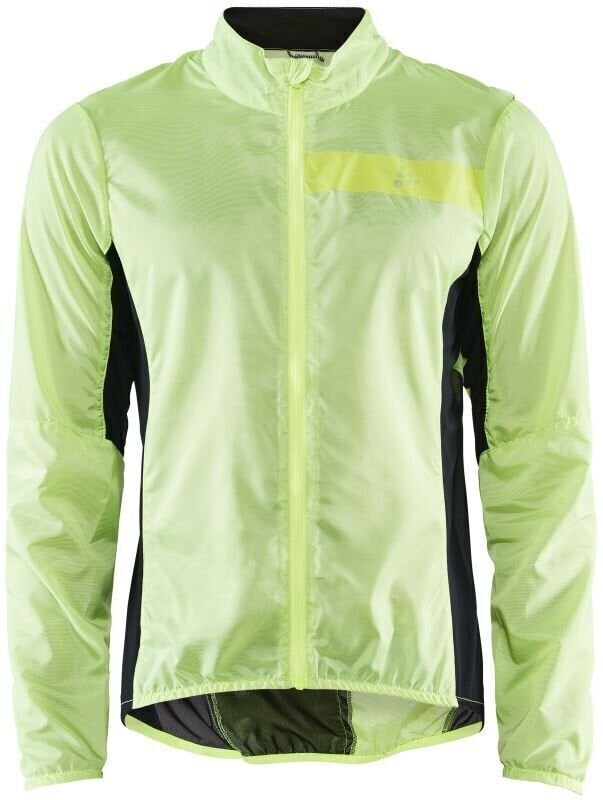 Kerékpár kabát, mellény Craft ADV Essence Light Wind Jacket Man Yellow XS Kabát
