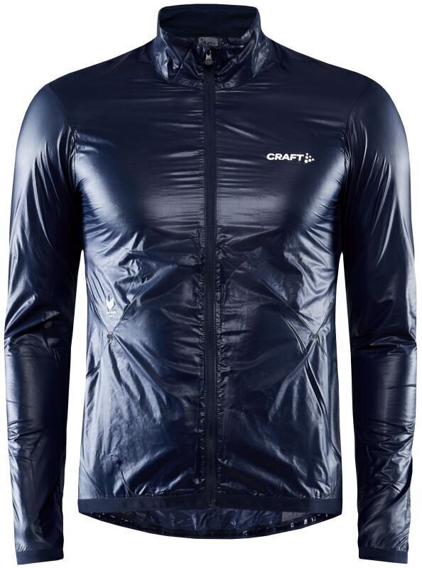 Kerékpár kabát, mellény Craft Pro Nano Wind Dark Blue XS Kabát