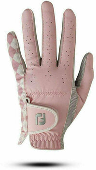 Handschuhe Footjoy Attitudes Womens Golf Glove Pearl/Black LH L - 1