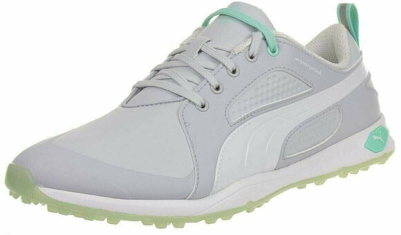 Calzado de golf de mujer Puma BioFly Mesh Womens Golf Shoes Gray Dawn/White/Cabbage UK 5 - 1