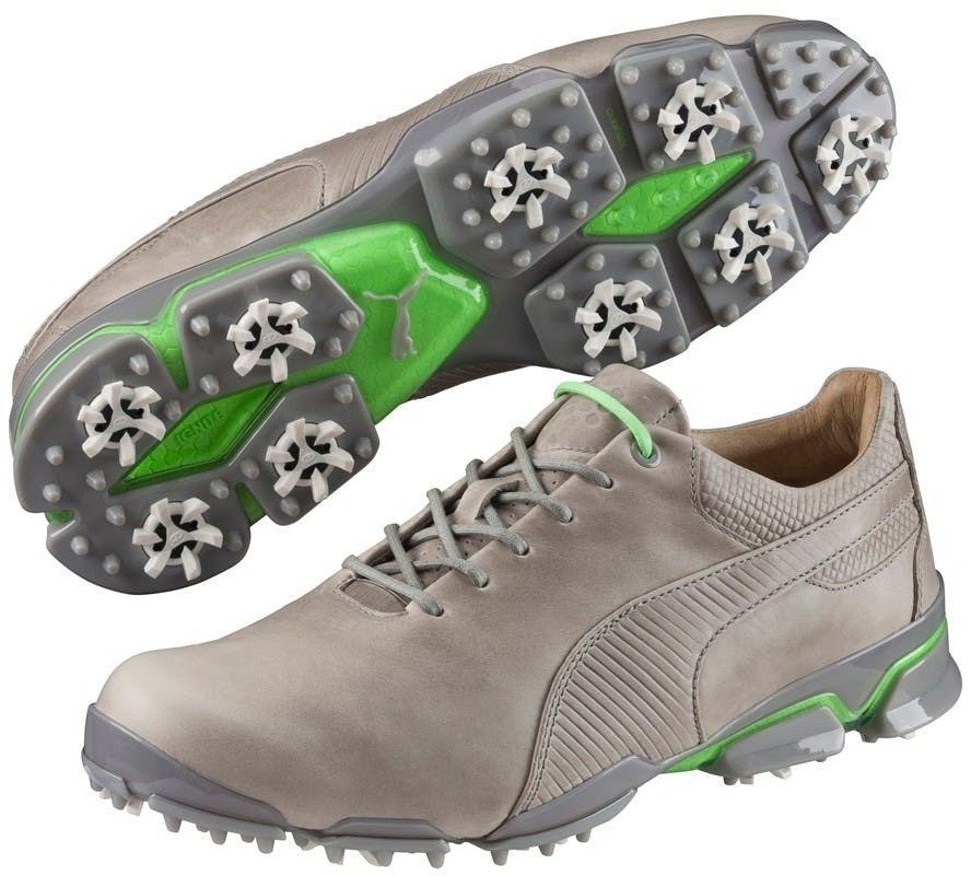 Chaussures de golf pour hommes Puma Titantour Ignite Beige 42,5