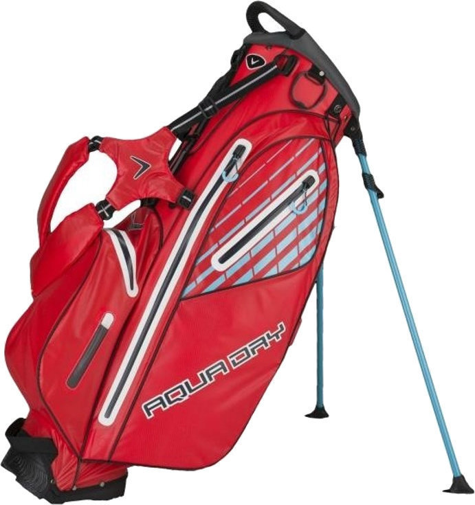 Golfbag Callaway Aqua Dry Lite Red/White Stand Bag