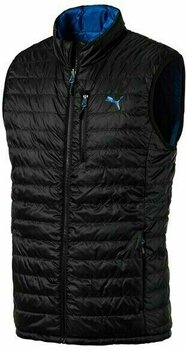 Telovnik Puma Reversible Junior Vest Black/Blue S - 1