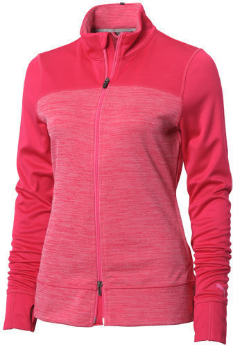 Jasje Puma Colorblock Full Zip Womens Jacket Rose M