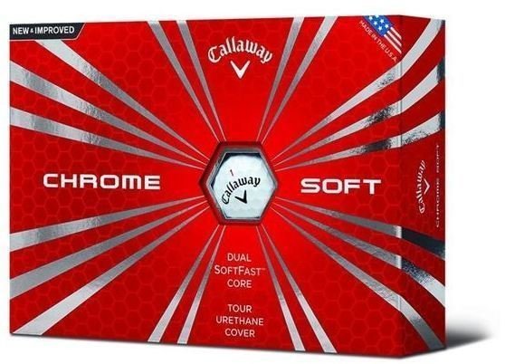 Нова топка за голф Callaway Chrome Soft 16 Ball Truvis 3B