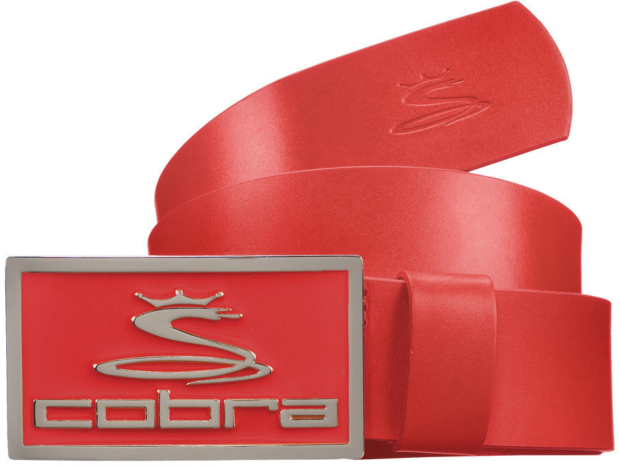 Opasok Cobra Golf Enamel Fitted Belt Red L