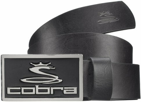 Ζώνες Cobra Golf Enamel Fitted Belt Black L - 1