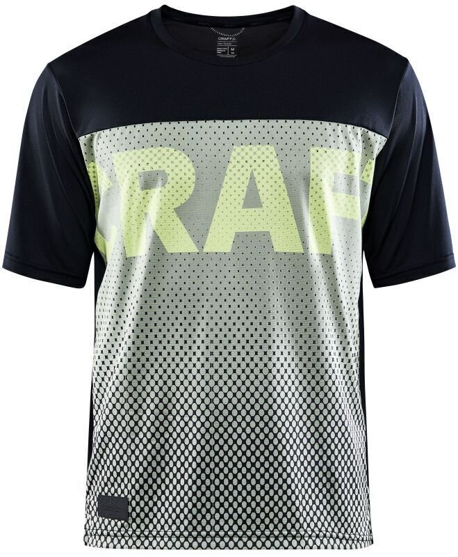 Fietsshirt Craft Core Offroad X Man Jersey Black/Green XS