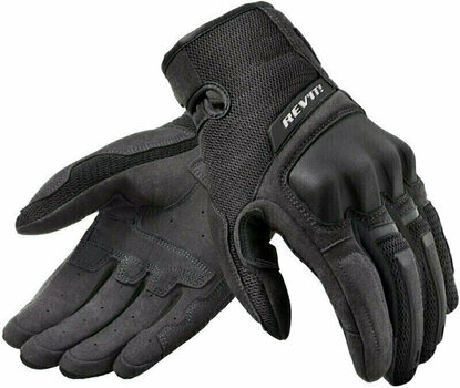 Motorcycle Gloves Rev'it! Volcano Black XS Motorcycle Gloves - 1