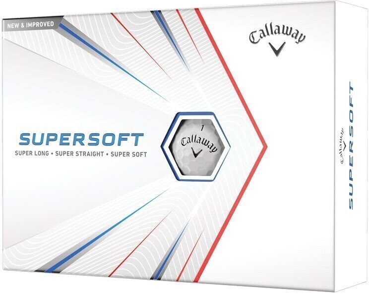 Nova loptica za golf Callaway Supersoft 21 White Golf Balls