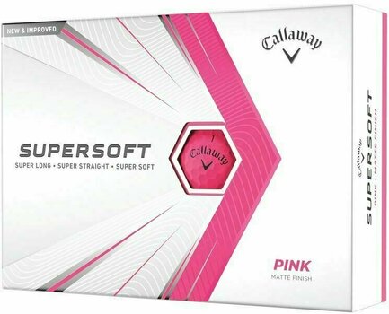 Piłka golfowa Callaway Supersoft Matte 21 Pink Golf Balls - 1