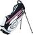 Golf torba Stand Bag Callaway Chev Dry White/Black/Fire Red Golf torba Stand Bag