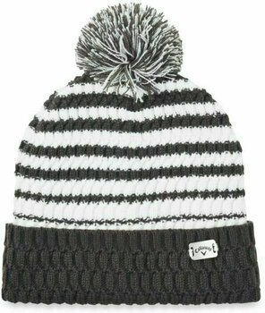 Winter Hat Callaway Pom Pom Beanie Charcoal/White - 1