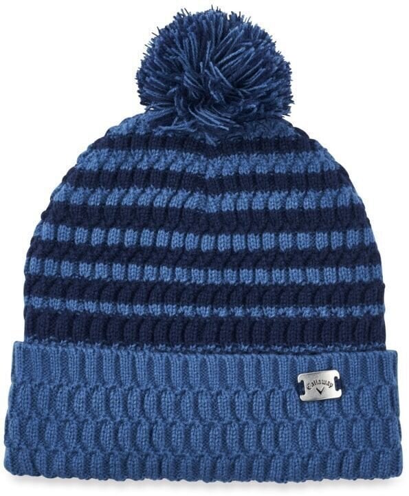 Winter Hat Callaway Pom Pom Beanie Blue/Navy