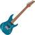 7-string Electric Guitar Ibanez MM7-TAB Transparent Aqua Blue