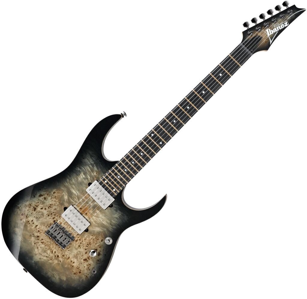 Electric guitar Ibanez RG1121PB-CKB Charcoal Black Burst