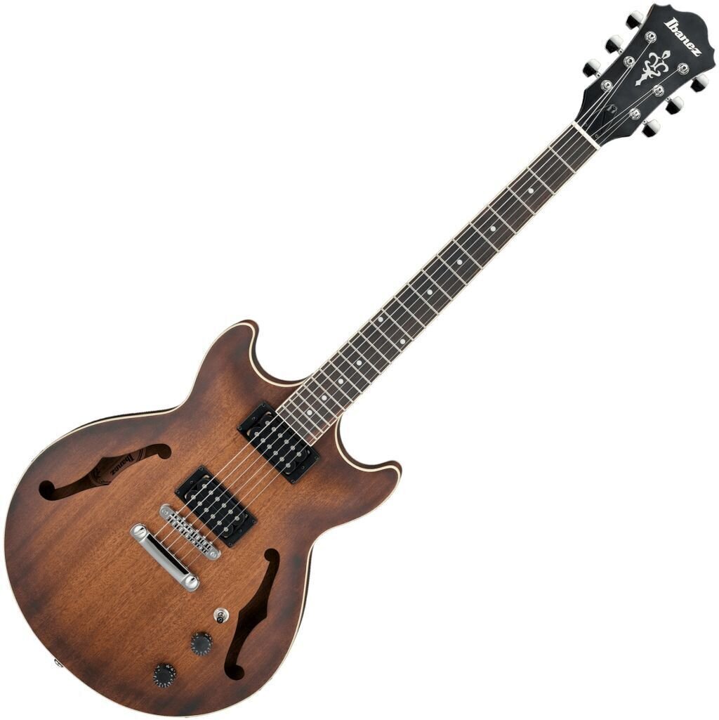 Semi-akoestische gitaar Ibanez AM53-TF Tobacco