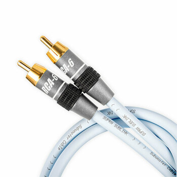 Hi-Fi subwooferin kaapeli SUPRA Cables SUBlink 8 m Sininen Hi-Fi subwooferin kaapeli - 1
