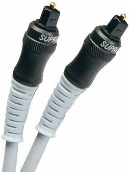Hi-Fi optisk kabel SUPRA Cables ZAC 1 m Vit Hi-Fi optisk kabel - 1