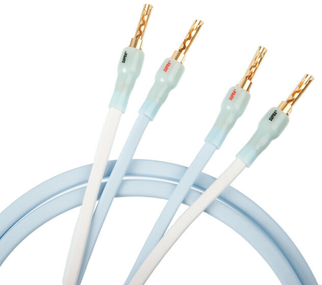 Kabel Hi-Fi Zvočniki SUPRA Cables PLY 2x 2.4 3 m Modra Kabel Hi-Fi Zvočniki