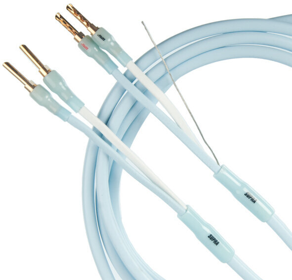 Cabo para coluna Hi-Fi SUPRA Cables PLY 2x 2.4/S 4 m Branco Cabo para coluna Hi-Fi