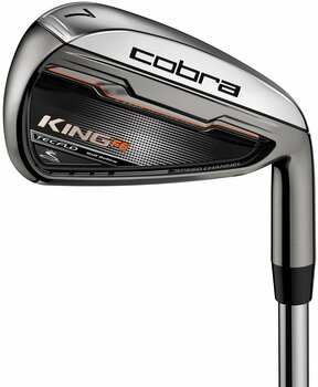 Стик за голф - Метални Cobra Golf King F6 Iron Right Hand Mens Sets Regular 4-PW - 1