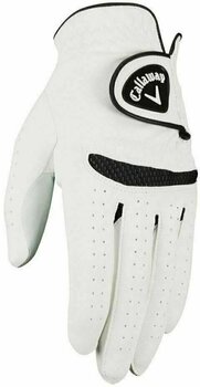 Gloves Callaway Weather Spann Mens Golf Glove RH White M - 1