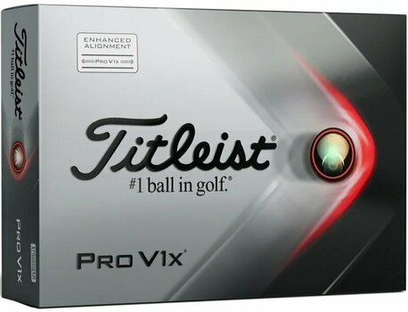 Golf Balls Titleist Pro V1x 2021 Golf Balls White Alignment - 1