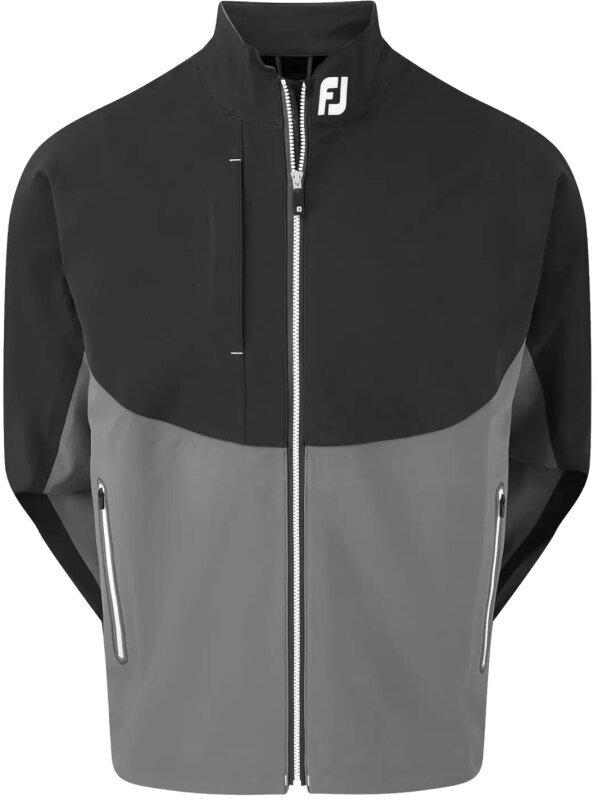 Jachetă impermeabilă Footjoy DryJoys Tour LTS Charcoal/Black/White M