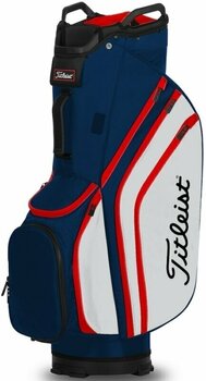 Golf Bag Titleist Cart 14 Lightweight Navy/White/Red Golf Bag - 1